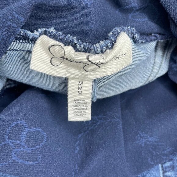 Jessica Simpson 2 pcs Maternity Secret Belly Fit Skinny Leg Jeggings Dark Wash M - Picture 10 of 13